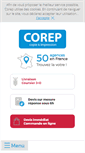 Mobile Screenshot of corep.fr