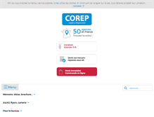 Tablet Screenshot of corep.fr